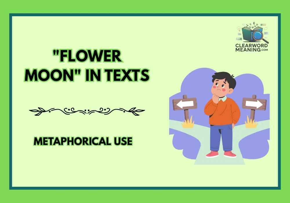 "Flower Moon" in Texts