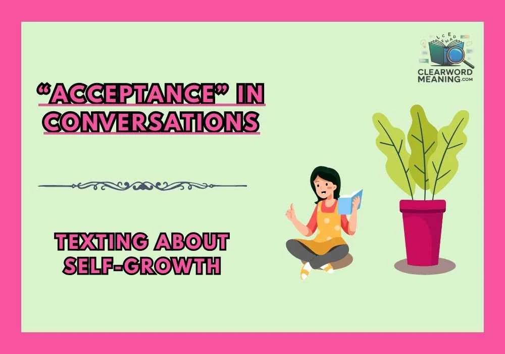 “Acceptance” in Conversations