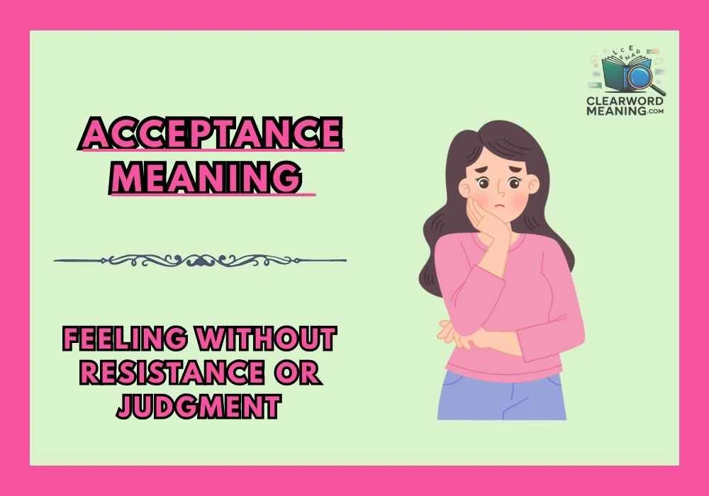 Acceptance Meaning