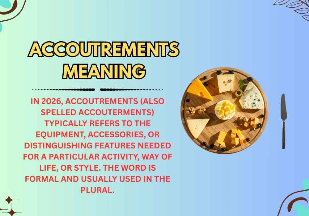Accoutrements Meaning