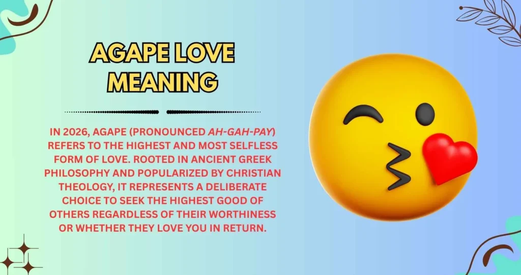 Agape Love Meaning