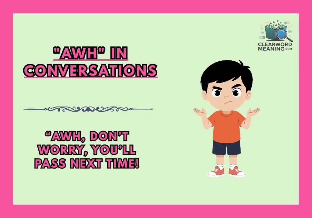 "AWH" in Conversations