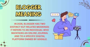 Blogger Meaning