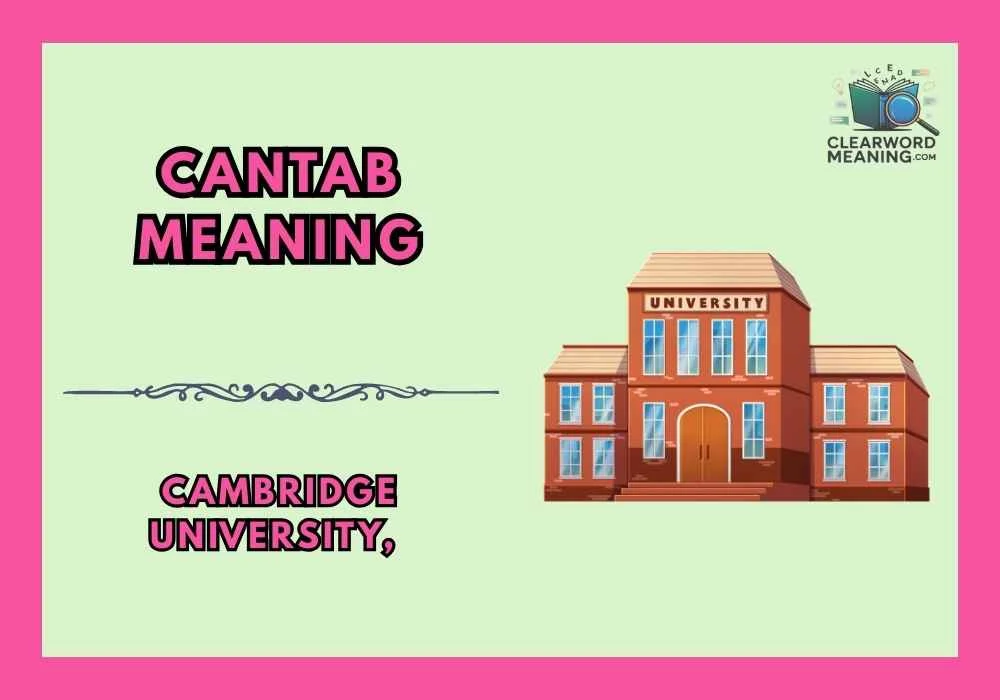 Cantab Meaning