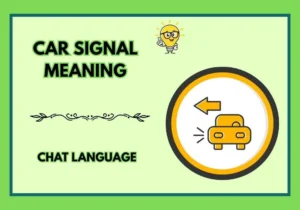 Car Signal Meaning