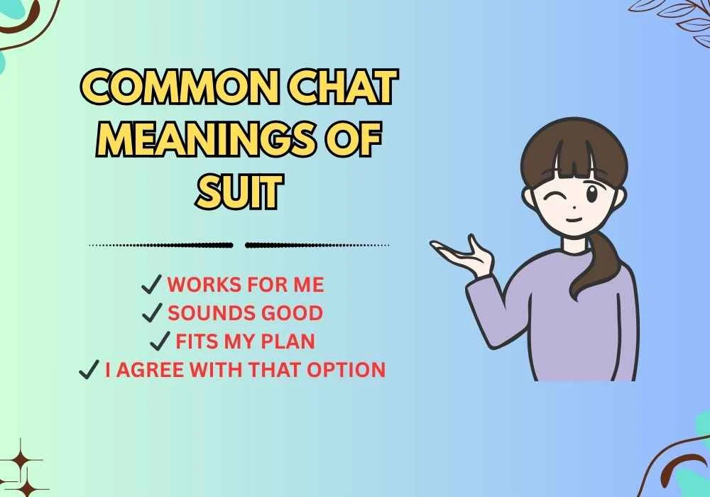 Common Chat Meanings of Suit