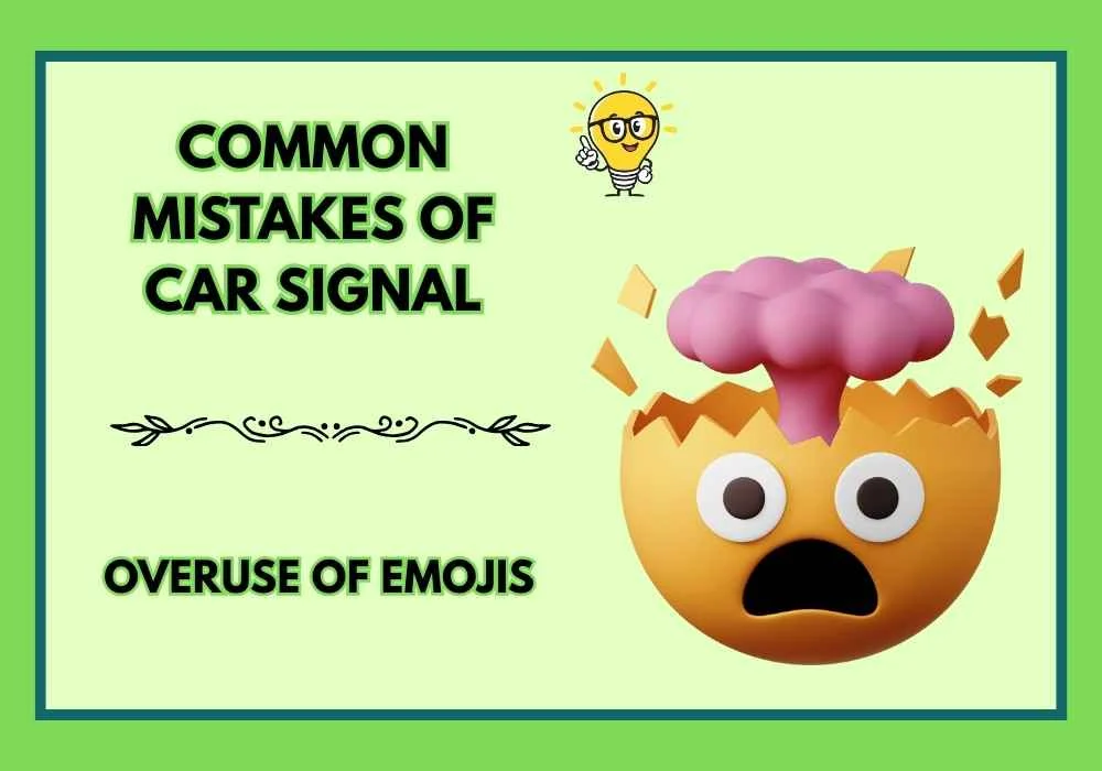 Common Mistakes of car signal