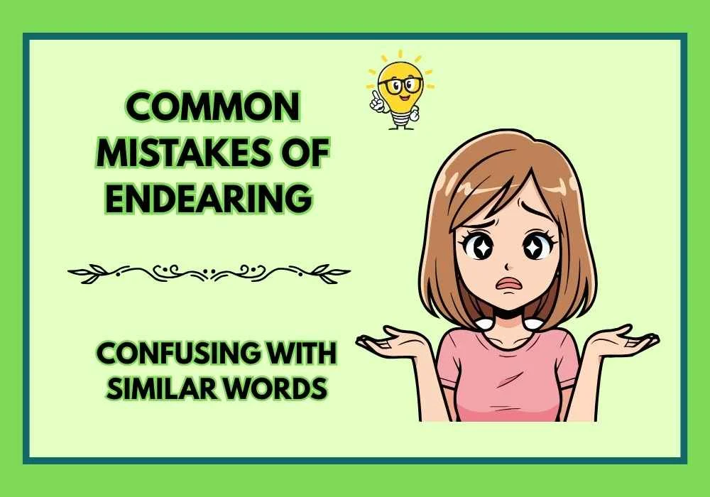 Common Mistakes of endearing 