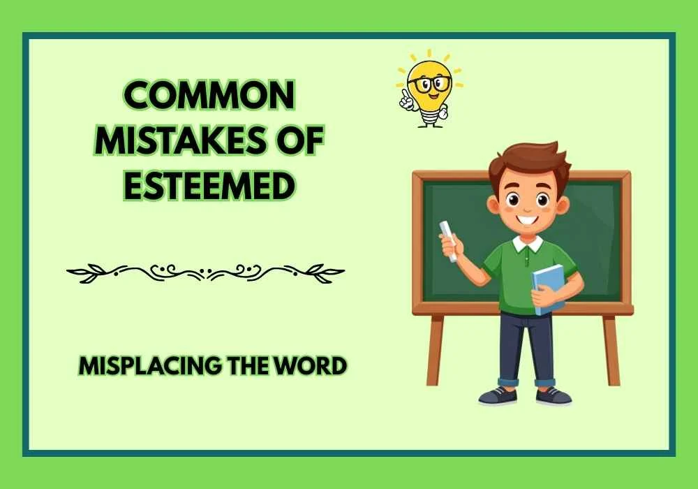 Common Mistakes of esteemed