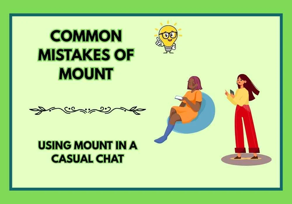 Common Mistakes of mount