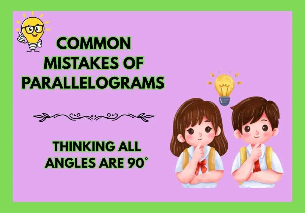 Common Mistakes of parallelograms 