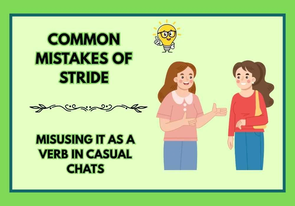 Common Mistakes of stride