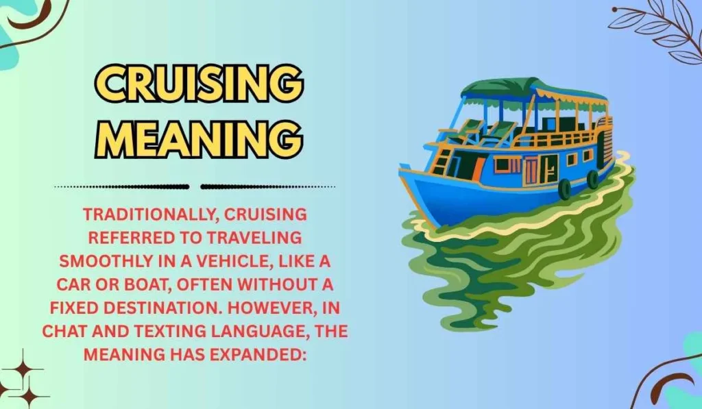 Cruising Meaning