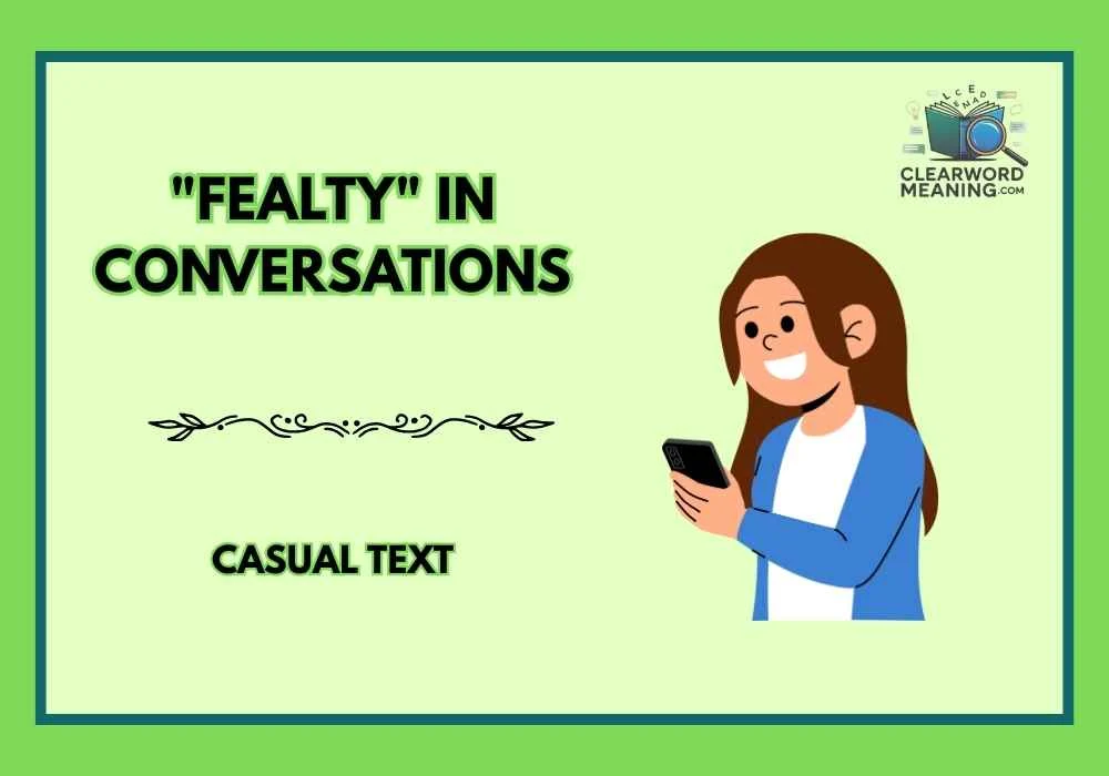 "Fealty" in Conversations