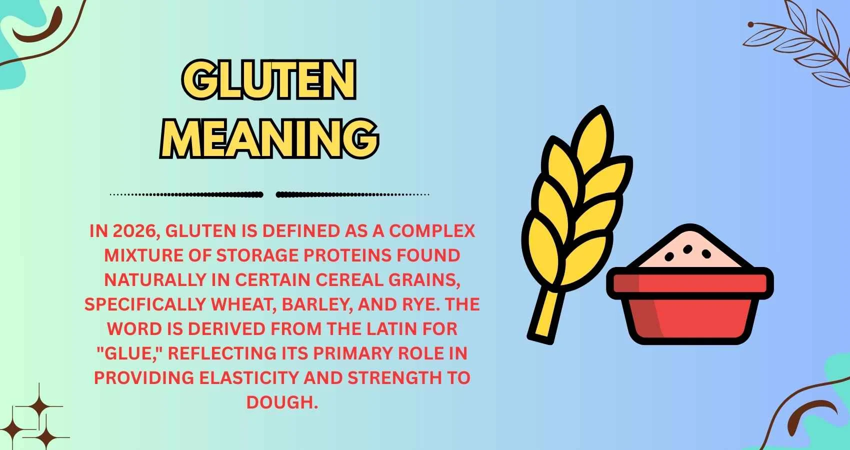 Gluten Meaning