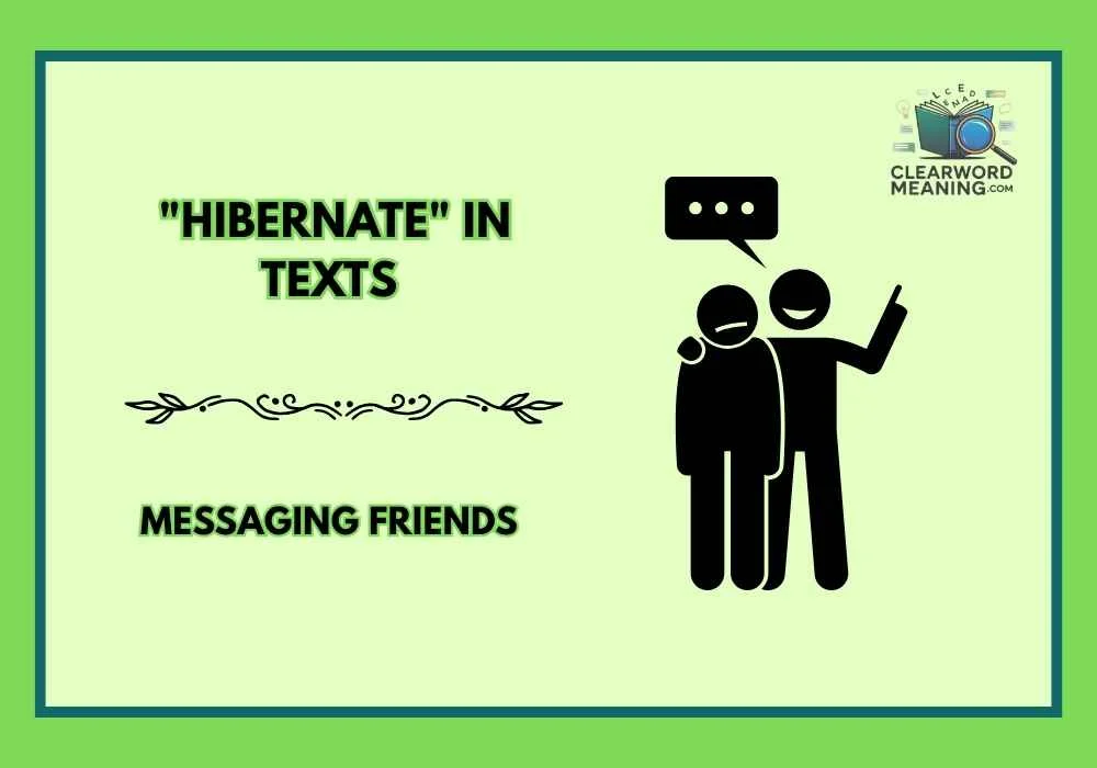  "Hibernate" in Texts