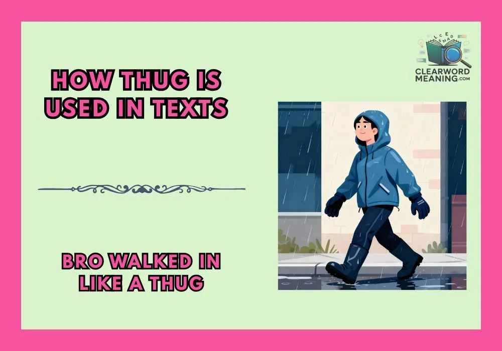 How Thug Is Used in Texts