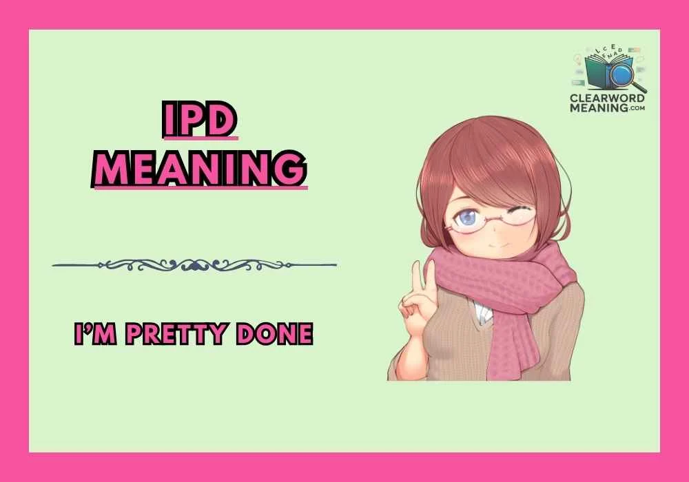 IPD Meaning