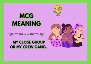 MCG Meaning