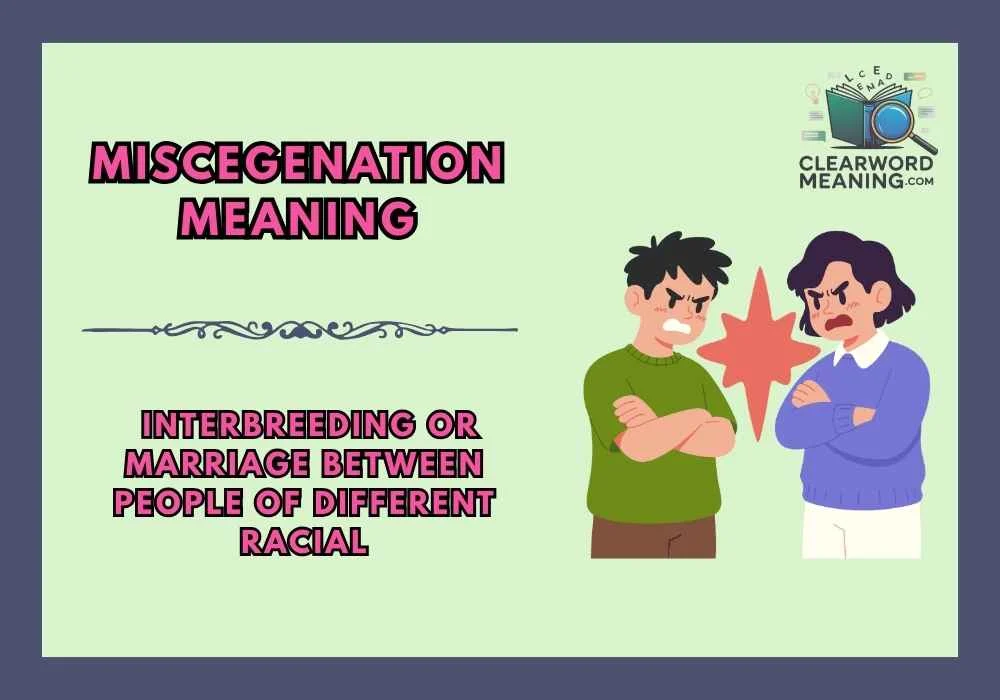 Miscegenation Meaning