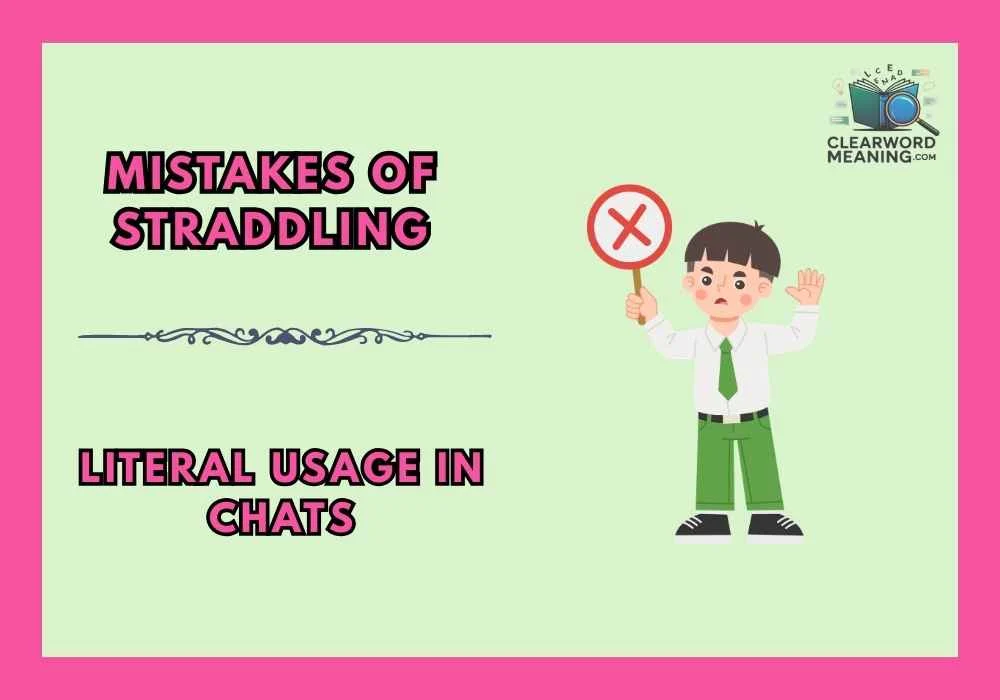 Mistakes of straddling