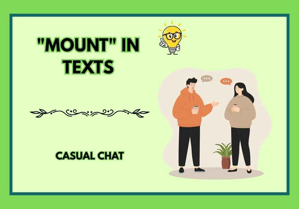 "Mount" in Texts