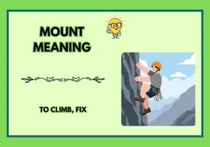 Mount Meaning