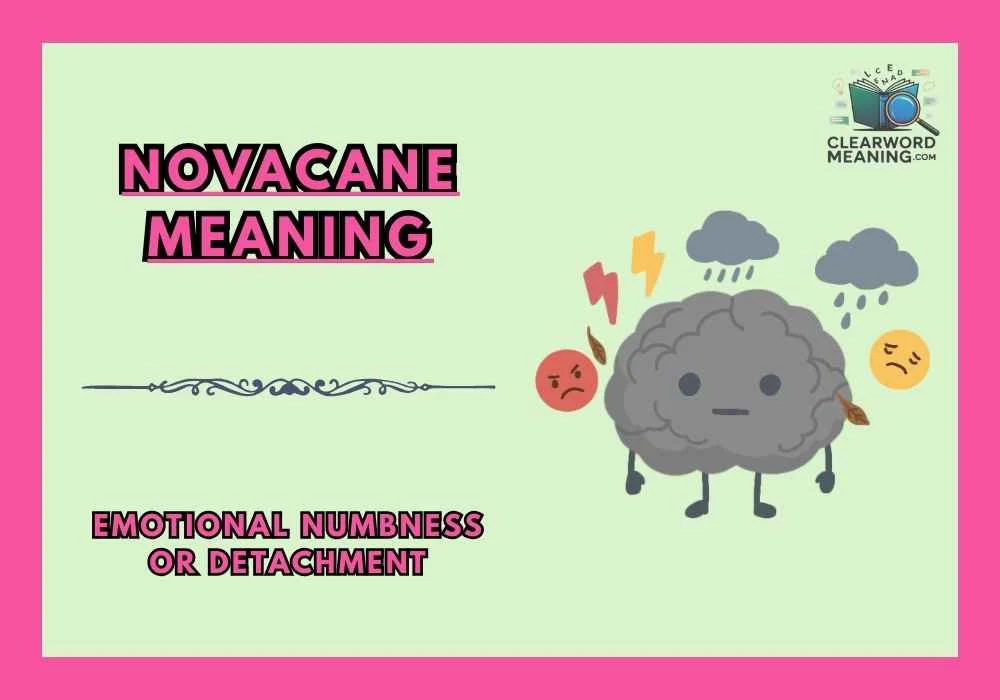 Novacane Meaning