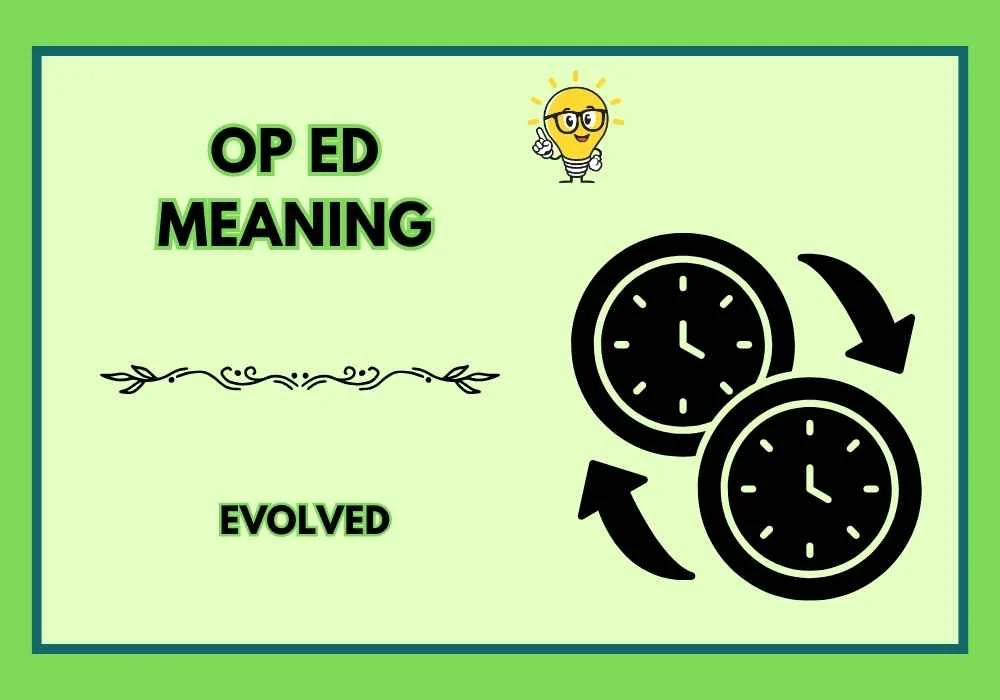Op Ed Meaning