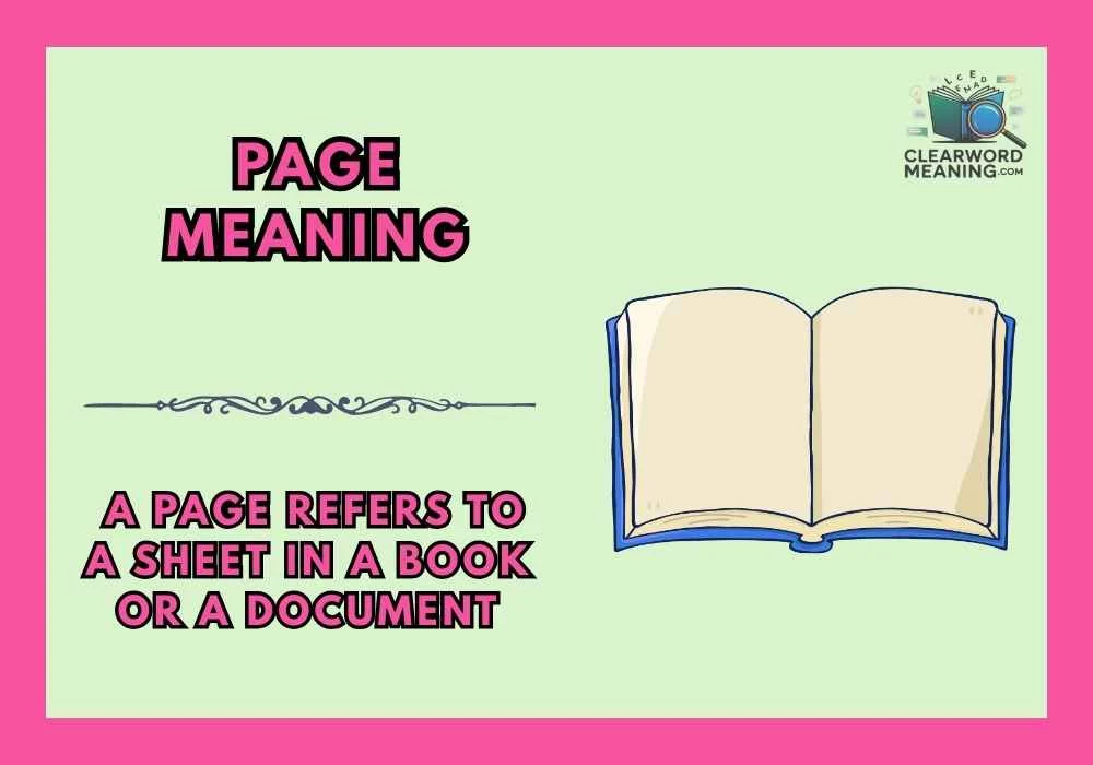 Page Meaning