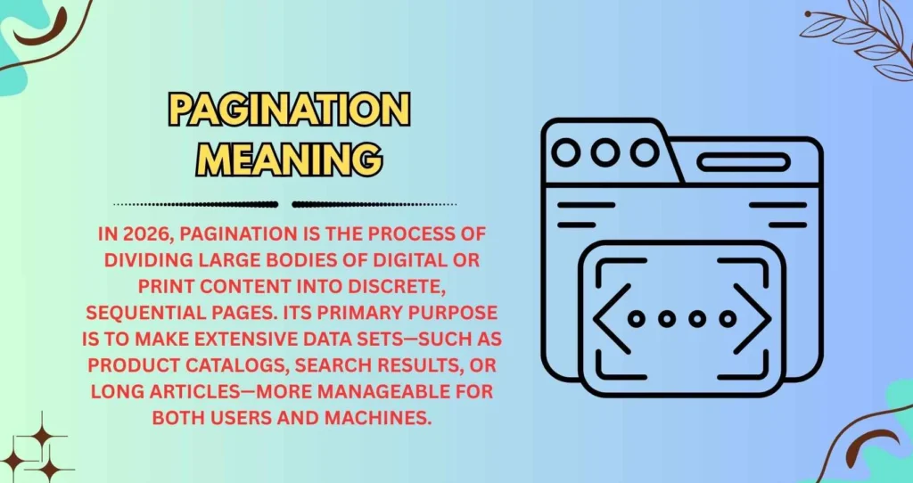 Pagination Meaning