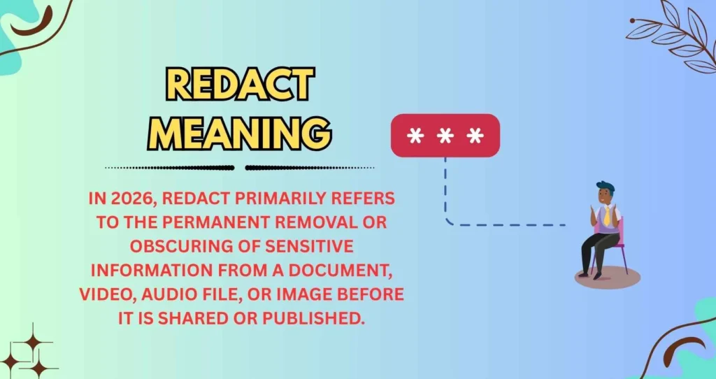 Redact Meaning
