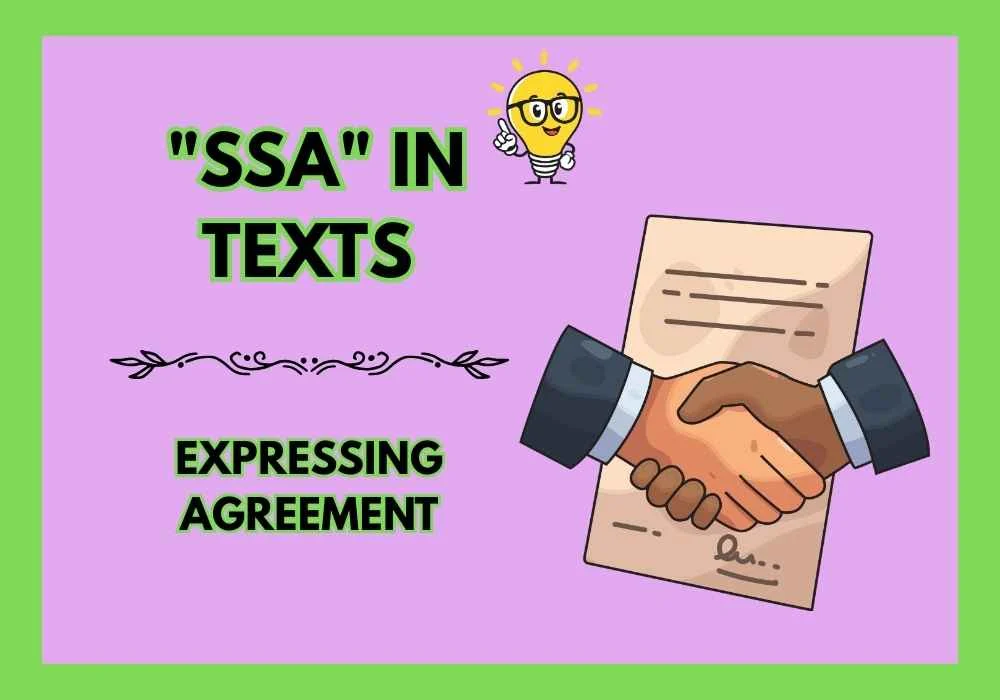  "SSA" in Texts