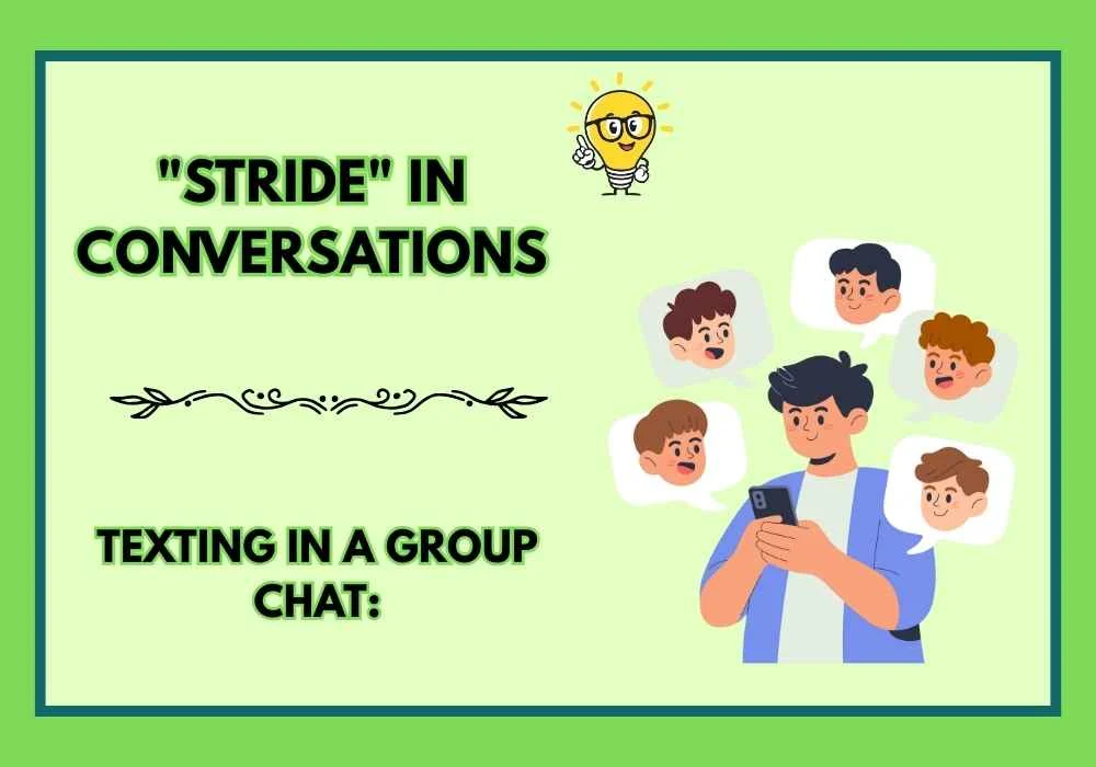 "Stride" in Conversations