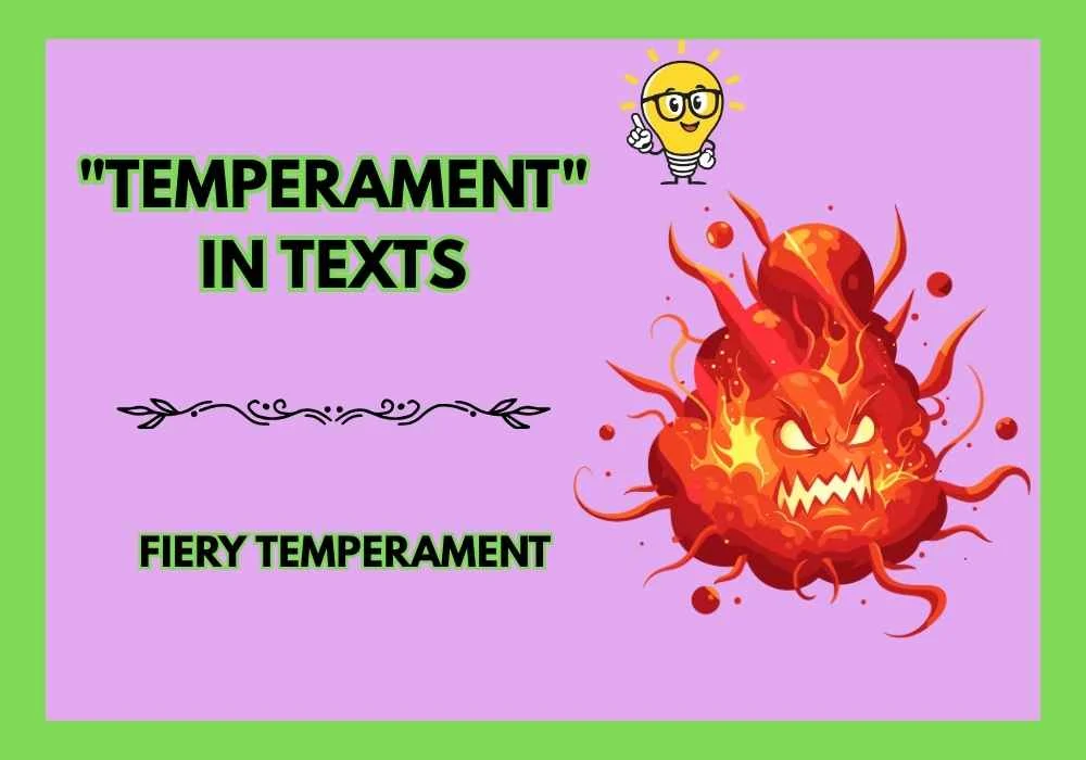 "Temperament" in Texts