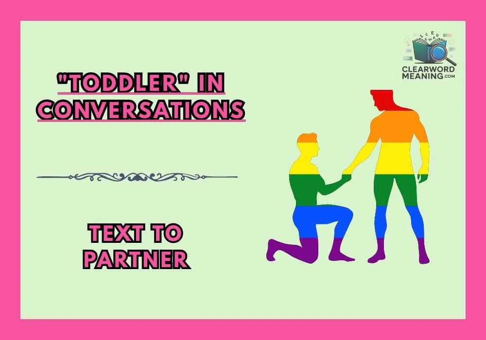 "Toddler" in Conversations
