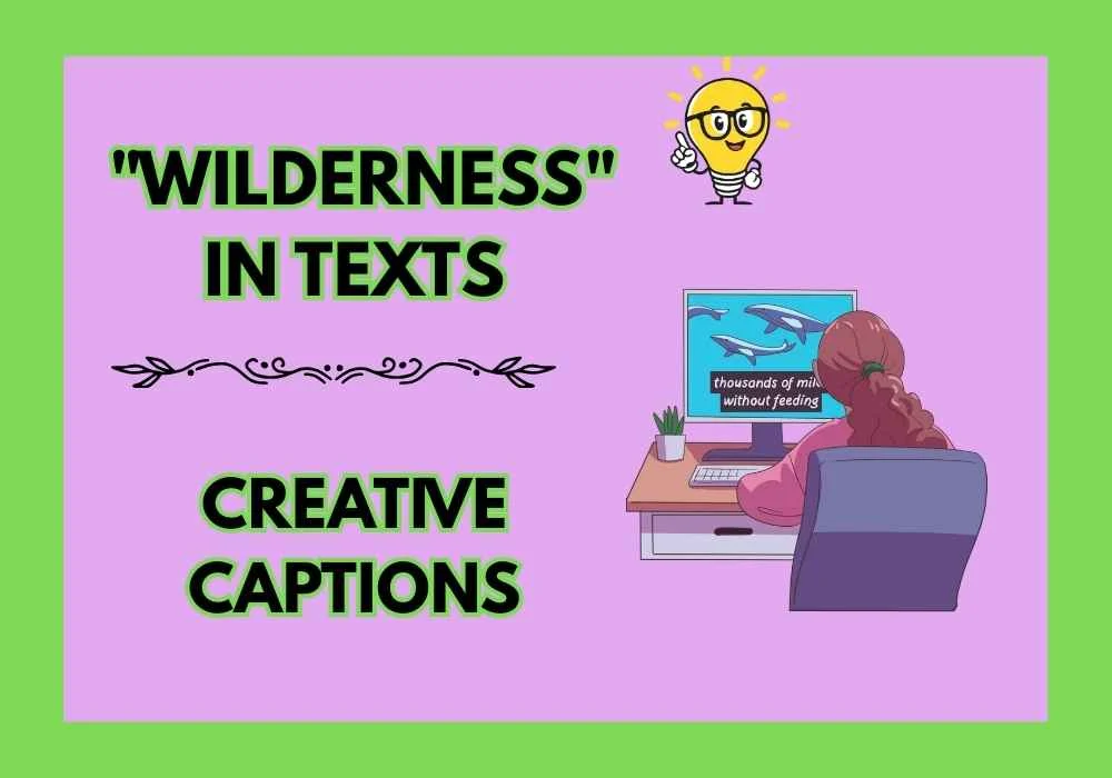  "Wilderness" in Texts