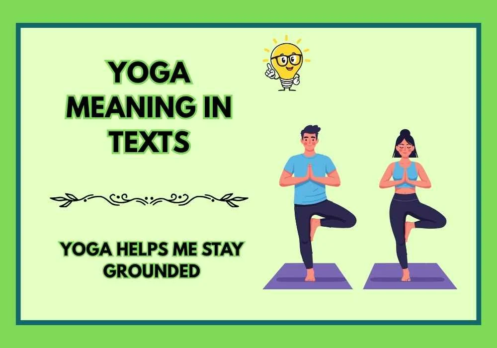 Yoga Meaning in Texts