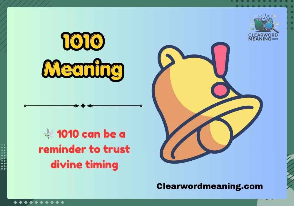 1010 Meaning Angel Number