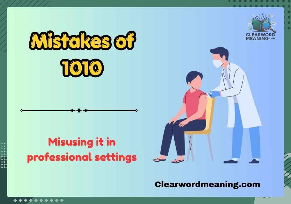 Mistakes of 1010