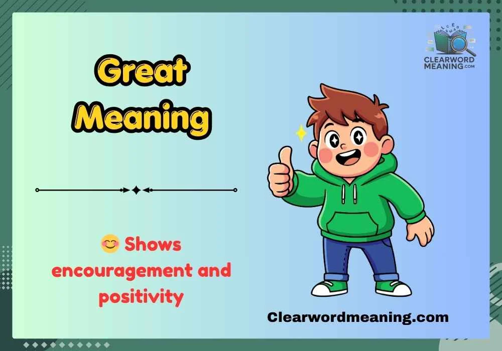 You Are Great Meaning