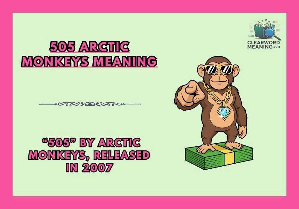 505 Arctic Monkeys Meaning