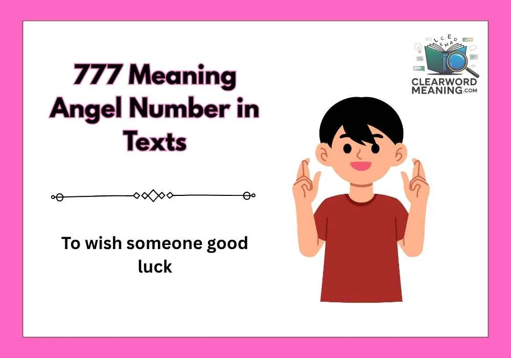 777 Meaning Angel Number in Texts