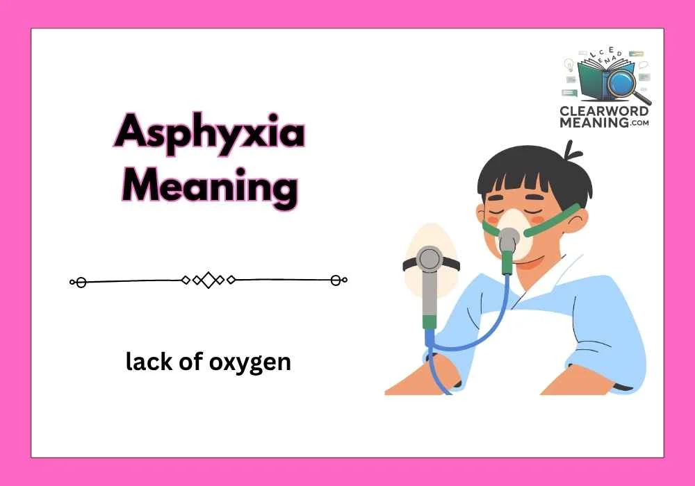 Asphyxia Meaning