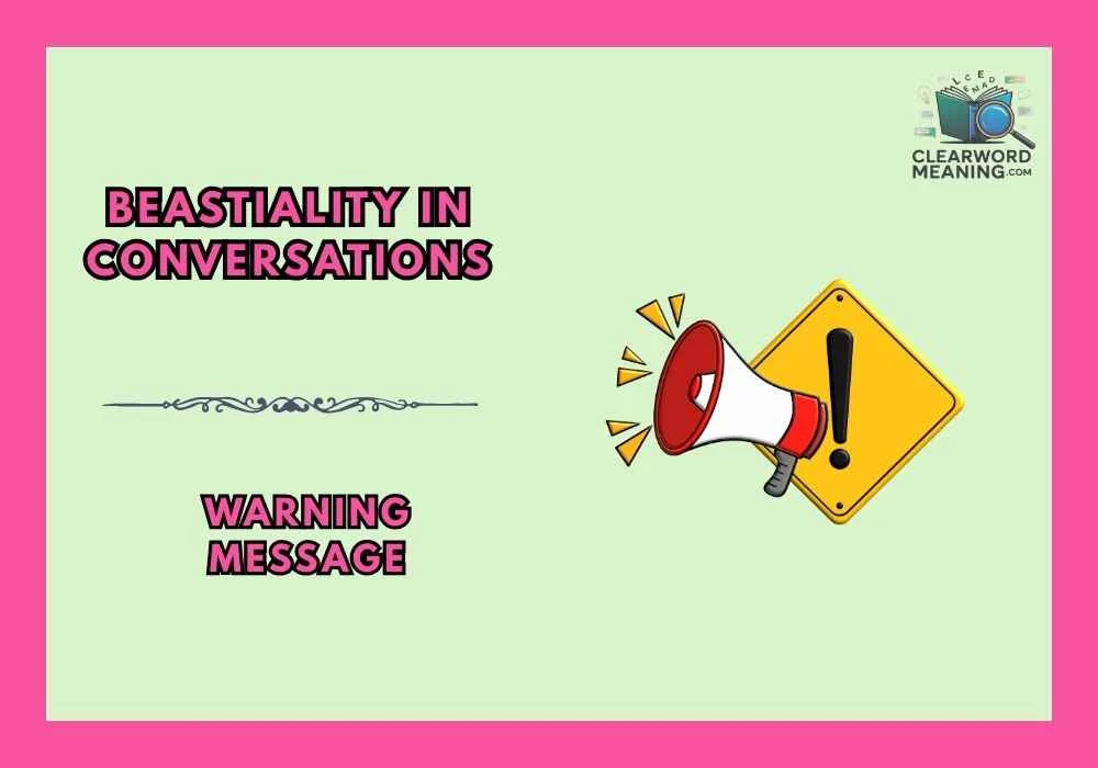 Beastiality in Conversations