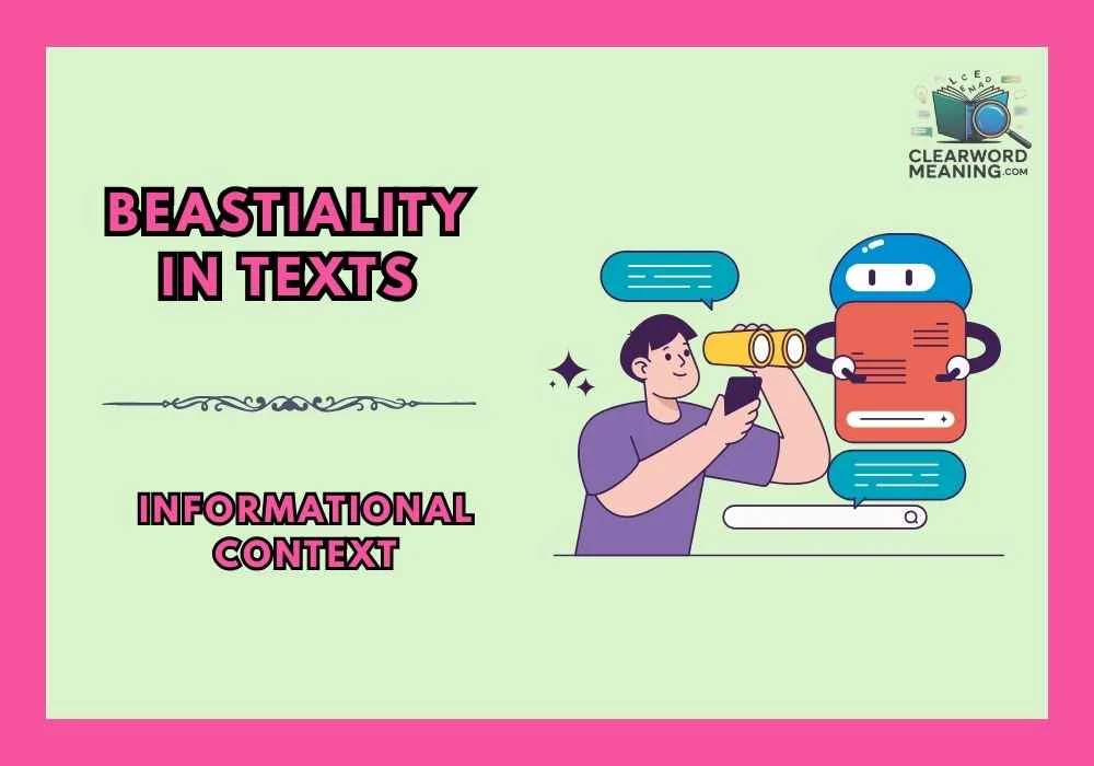 Beastiality in Texts