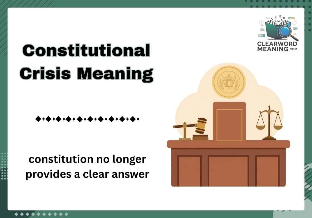 Constitutional Crisis Meaning