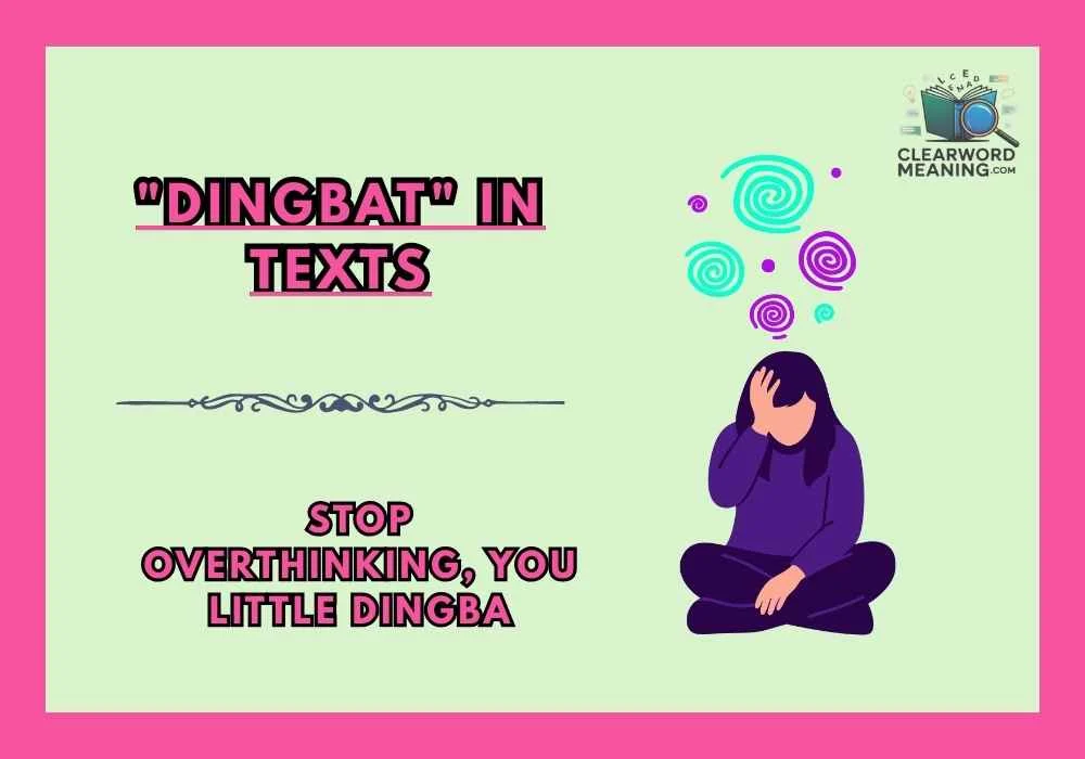 "Dingbat" in Texts