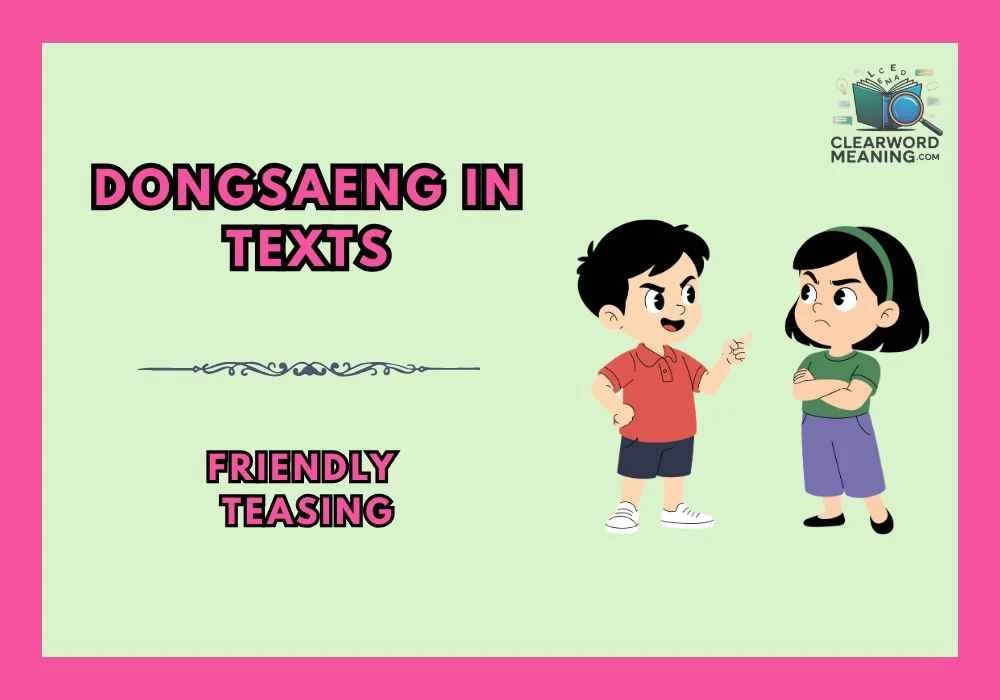 Dongsaeng in Texts