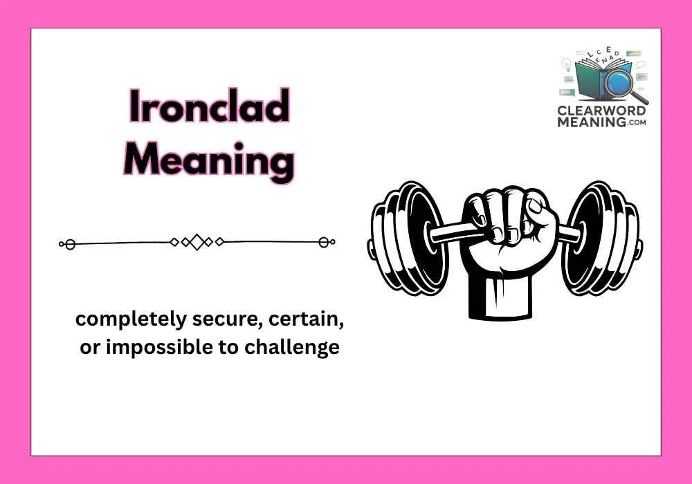 Ironclad Meaning